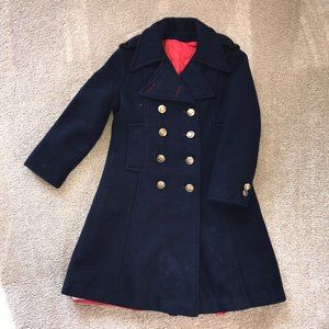 The Young Canadian Girls Wool Peacoat